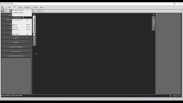 3.4 Siemens GAMMA KNX IP Control Center V4 - The "Edit" menu смотреть онлайн