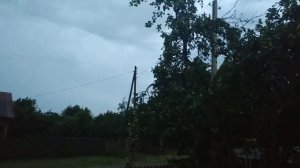 Гроза в городе.