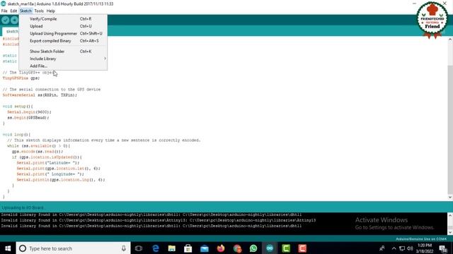 GPS location tracker by using Neo6m GPS module with Arduino смотреть онлайн