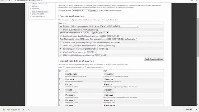 Fast, Simple and Easy to Setting AVR Fuses Bits Using AVRDUDES and EXTREME BURNER смотреть онлайн