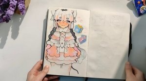 ОБЗОР СКЕТЧБУКА!!