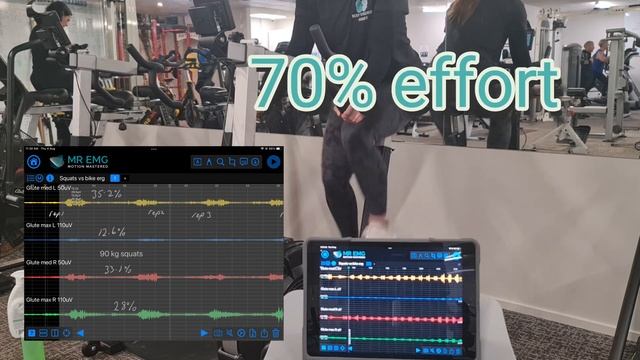 Gluteal experiment: 90 kg squats vs Bike 🚴 erg, vs 30 kg hip thrusts. смотреть онлайн