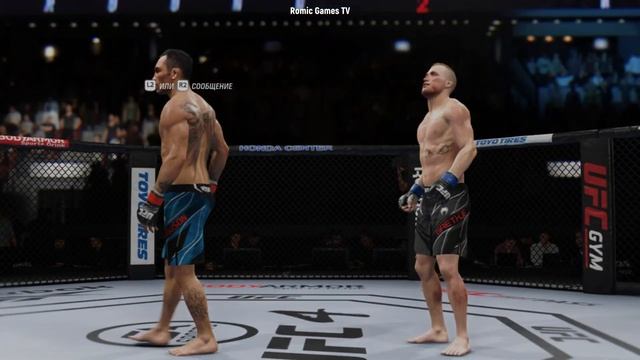 EA Sports UFC 4 ➤ Боковым в РЕПУ ➤Тони Фергюсон (Эль-Кукуй) vs Джастин Гэйтжи (Изюминка) смотреть онлайн
