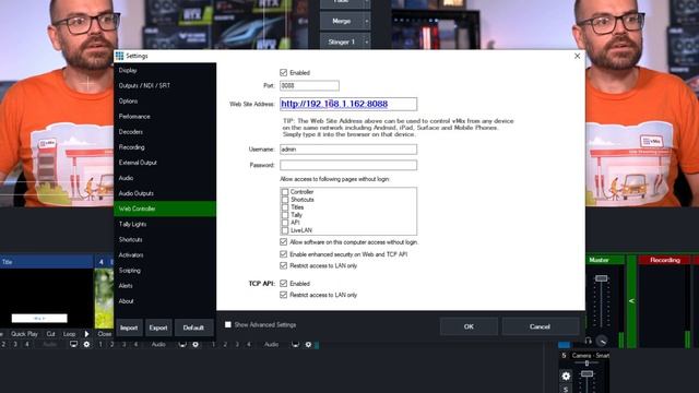 vMix LiveLAN: Live stream to your local network. Phones, computers and Smart TVs смотреть онлайн