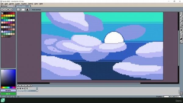Udemy - Pixel Art Environments 2D Environment Design & Animation