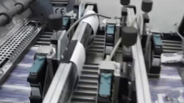 ULTRA-JET (MY) Ink-Jet 8x1 pen head on folding machine.wmv смотреть онлайн