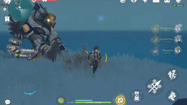 C0 Arataki Itto test team without Gorou/Albedo смотреть онлайн