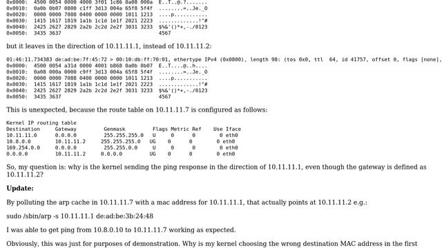 DevOps & SysAdmins: Why is a ping response being sent to the wrong gateway? смотреть онлайн