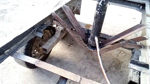 Обзор на прицеп самоскид до саморобного трактора смотреть онлайн