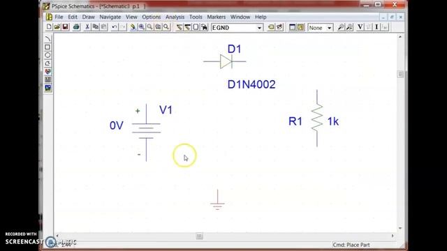 Diode Characteristics Using PSPICE 9.1 (Characteristics of P-N Junction Diode in PSPICE) смотреть онлайн