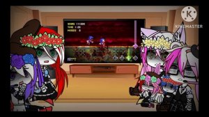 【fnaf AU】fnaf SL react to fnf sonic exe «confronting yourself»