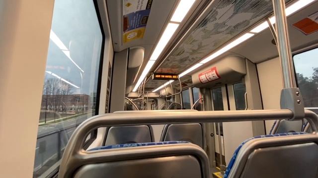 On Board: Charlotte Area Transit System (CATS) Lynx Blue Line Siemens S70 LRV Car 307 смотреть онлайн