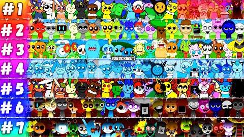 Все SPRUNKI BUT POKEMON Фазы вместе в Incredibox Sprunki Все персонажи в одном смотреть онлайн