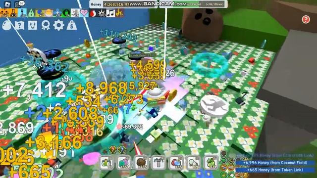 Getting OP GUMMY SPROUT In Roblox Bee Swarm coconut FIELD смотреть онлайн