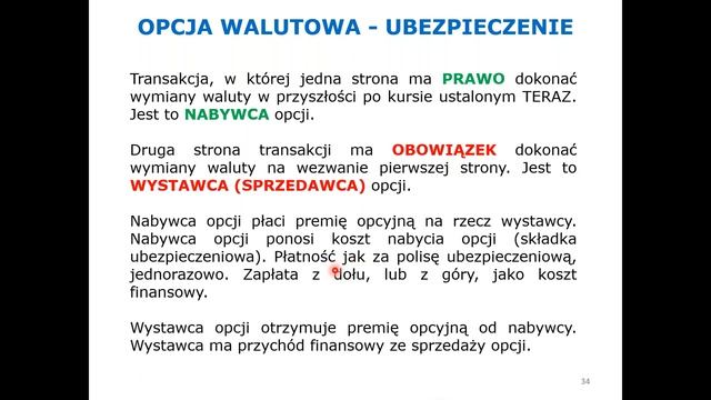 Opcje walutowe - odc. 7 - Zarządzanie ryzykiem walutowym w przedsiębiorstwie смотреть онлайн