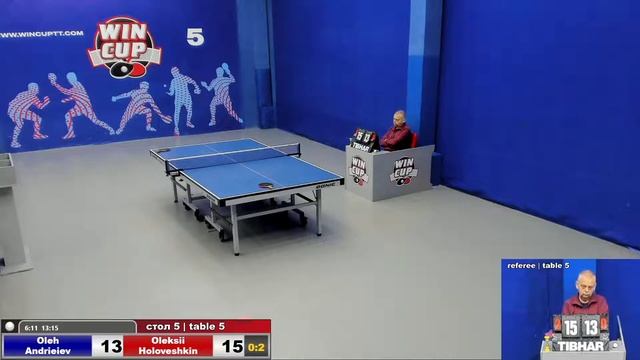10:00 Андреев Олег 1-3 Головешкин Алексей cтол 5 ЮГ-2 16.05.22 | Настольный Теннис WINCUP смотреть онлайн