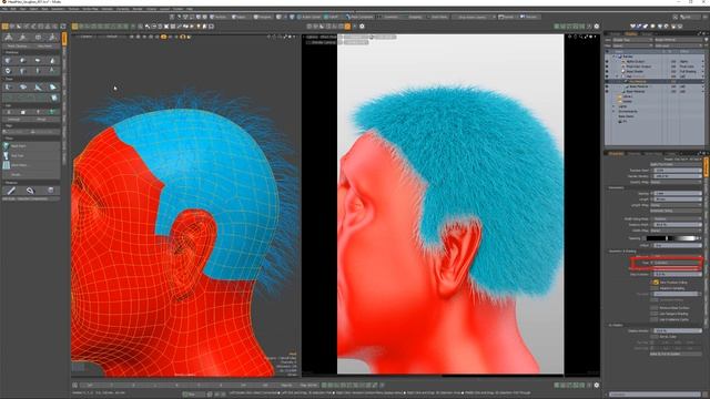 Modo _ Octane Render_ Modo Fur Material смотреть онлайн