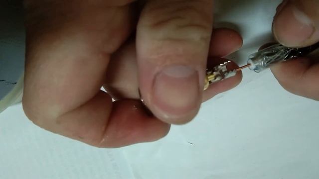 Coaxial cable crimping step-by-step. смотреть онлайн