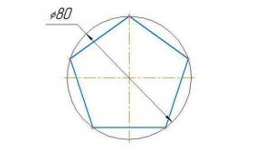 Как построить пятиугольник