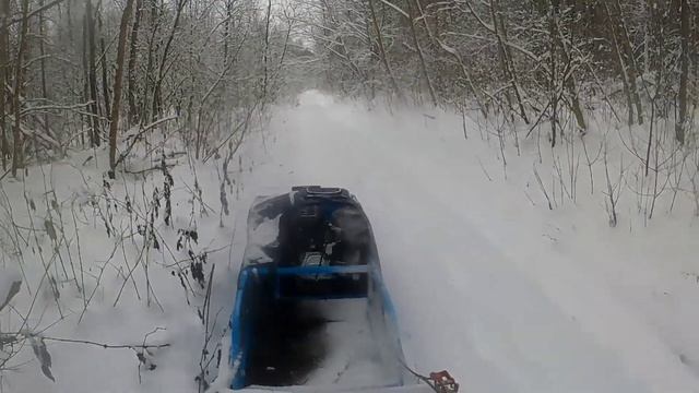 Мотобуксировщик по Пухляку в лес смотреть онлайн