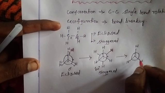 conformation of ethane with energy level diagram in Tamil смотреть онлайн