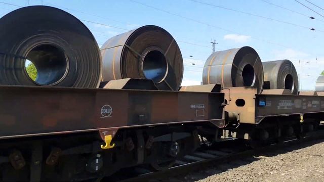 EMD CLASS 77 "266 411-8" ECR - Euro Cargo Rail / DB Cargo / Güterzug / freight train / coil train смотреть онлайн