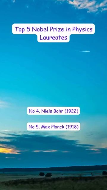 Top 5 Nobel Prize in Physics Laureates смотреть онлайн