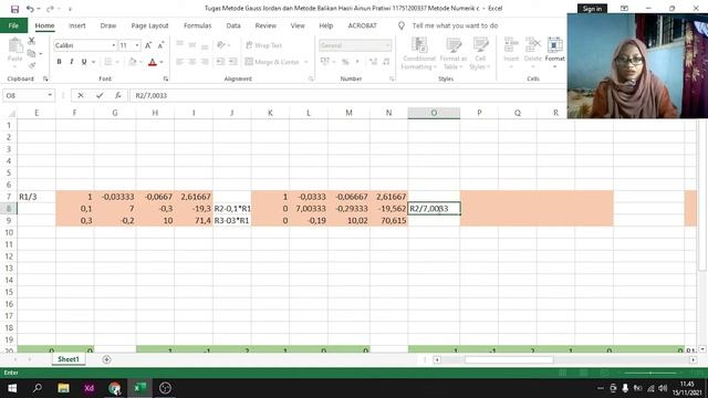 Metode Numerik Gauss Jordan | Ms. Excel | Tutorial pengerjaannya смотреть онлайн