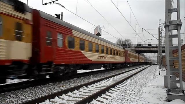 РЖД ЧС2Т-1059 с поездом "Гранд Экспресс" Санкт-Петербург - Москва смотреть онлайн