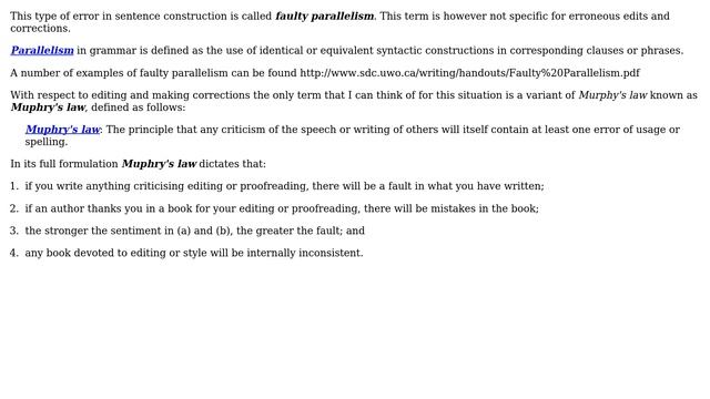 English: What's the term for introducing an error when you edit a sentence? (4 Solutions!!) смотреть онлайн