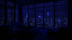 Звуки Городского Дождя в Окне для Сна | Релакс Видео