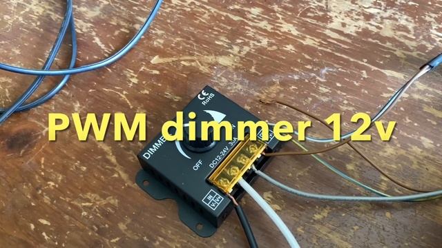 How To Dim 12V LED Lightbulbs. 12v PWM Led Dimmer. How To Dim 12 V Automotive Led Lights.