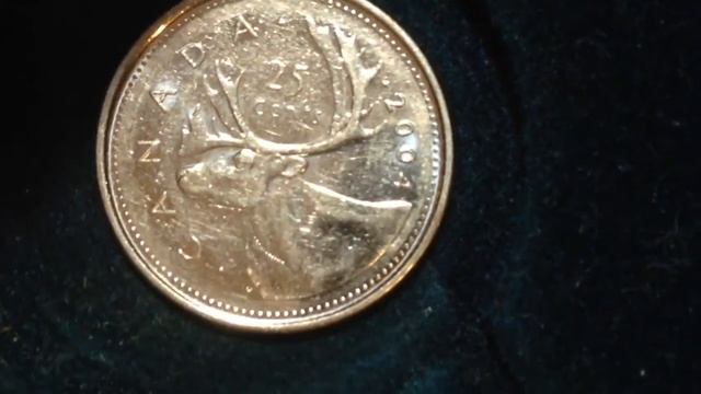 2004 Canada 25 Cents (Mintage 177 Million) смотреть онлайн
