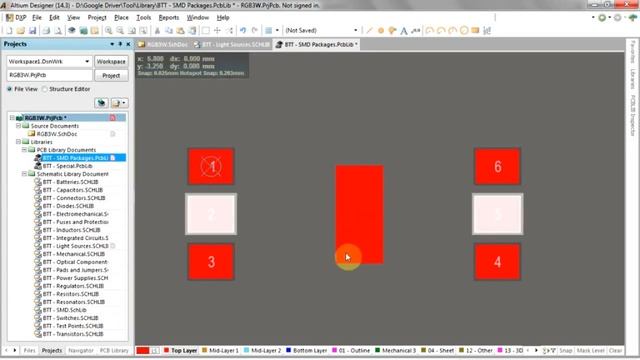 [Altium designer tutorial ] How to create PCB and Schematic Library for LED 3W (with link download) смотреть онлайн