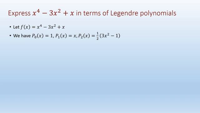 Advanced Calculus and Numerical Methods | Rodrigue's Formula | Legendre Polynomials смотреть онлайн