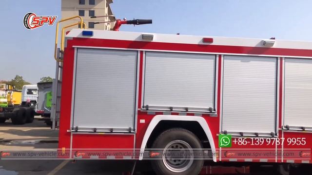 FOTON Foam Water Fire Rescue Truck with Cummins Engine смотреть онлайн