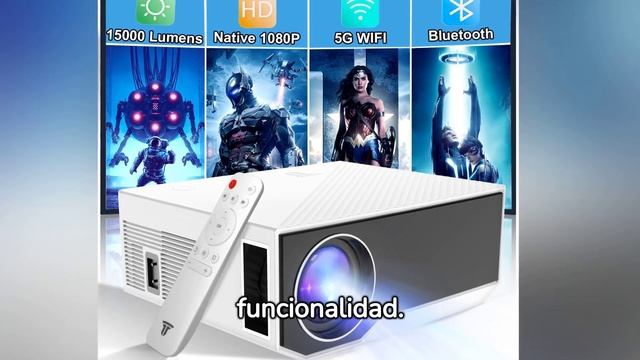 Reseña WIELIO PROYECTOR NATIVE 1080P 15000 LUMEN CON WIFI Y BLUETOOTH смотреть онлайн