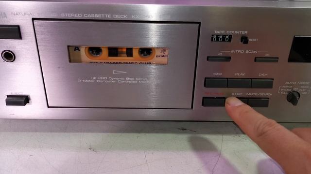 Yamaha KX-250 Natural Sound Stereo Cassette Deck смотреть онлайн