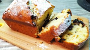 Кекс к чаю за 5 минут! Пышный кекс на кефире! Без использования миксера!