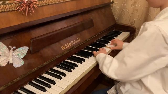 Vasya (10) plays: Длинные арпеджио в ля миноре в 4 октавы. смотреть онлайн