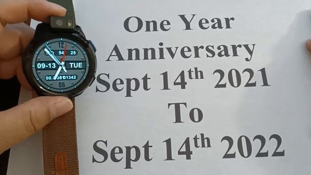 ONE Year Anniversary Sept 14th 2021 to Sept 14th 2022 and Kospet Optimus 2 (KO2) Smartwatch смотреть онлайн