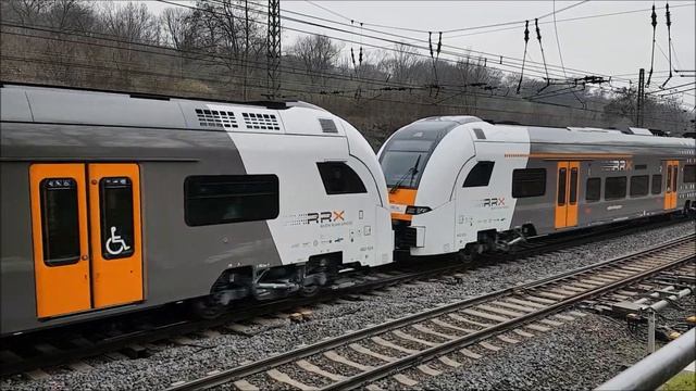 BR 110 der Centralbahn + neue RRX-Züge (Siemens Desiro HC) смотреть онлайн