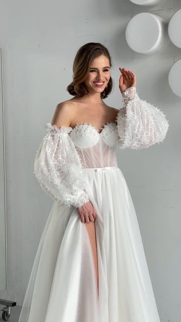 Свадебное платье Бамбола из коллекции «Sposame!» от бренда Anna Kuznetcova