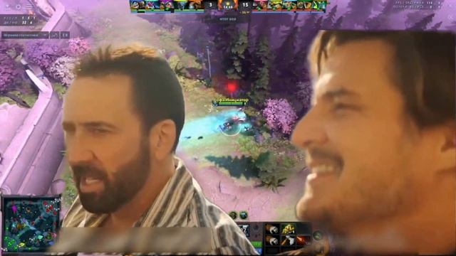 Dota 2 I Николас Кейдж и Педро Паскаль подпивасы смотреть онлайн
