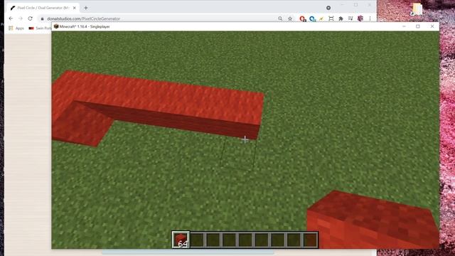 How to Build a Circle of ANY SIZE in Minecraft!!! [Tutorial] смотреть онлайн