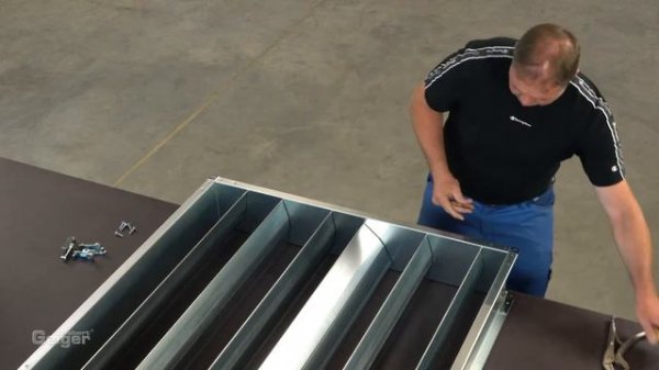 Assembly plan for Damper JK-G-08 G with the Geiger Built-it-yourself kit