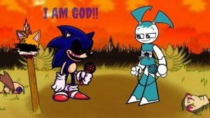 Too Slow Encore but Sonic.EXE and Jenny Wakeman sings it | FNF Cover