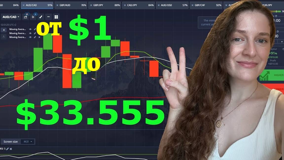 От 1$ до 33 555$. Стратегия торговли Pocket Option смотреть онлайн