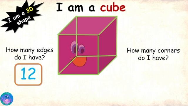 Let's meet the shapes part 2 | 3 dimensional shapes | cube and cuboid смотреть онлайн