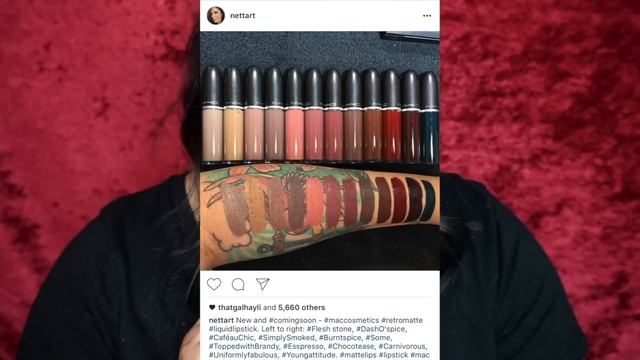 NEW MAC RETRO MATTE LIQUID LIPSTICKS | SWATCHES & REVEIW ♡ смотреть онлайн